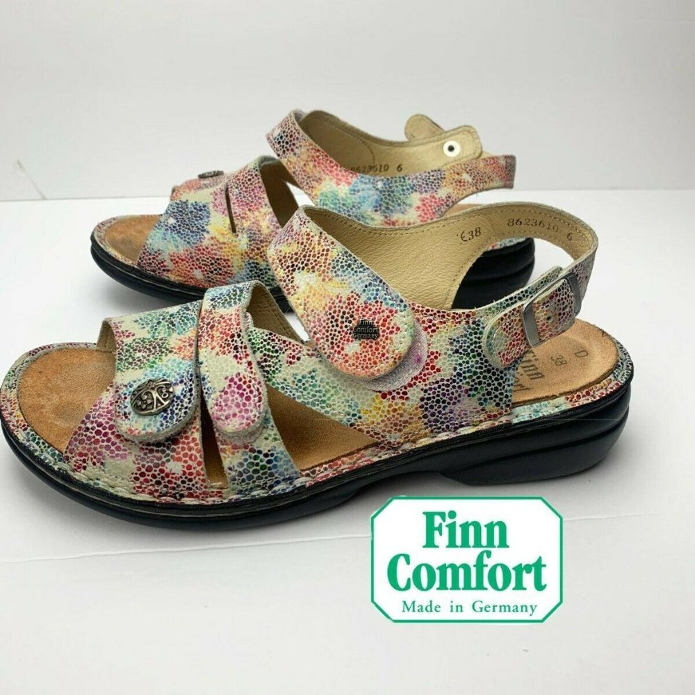 Finn Comfort  Women's  Gomera Sandal Multi Monet -